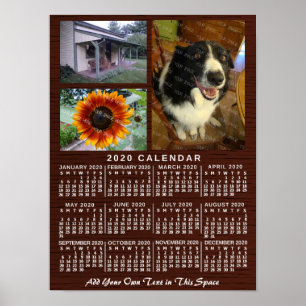 2020 Calendar (See Description for New Version) Poster