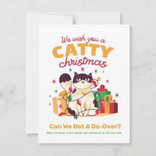 2020 Can We Get A Do-Over Funny Cat Christmas