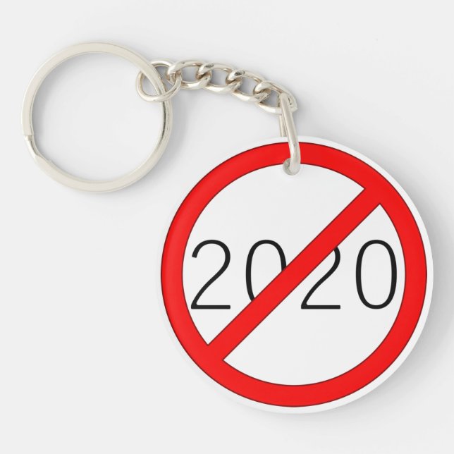"2020 Cross-Out" Key Ring (Front)