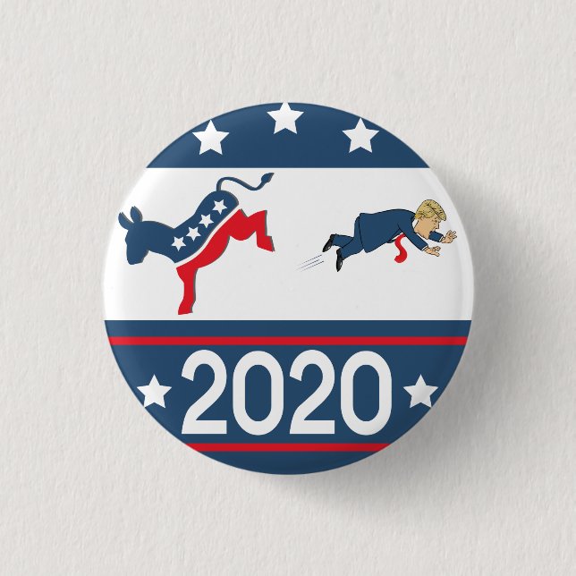 2020 Democrats 3 Cm Round Badge (Front)