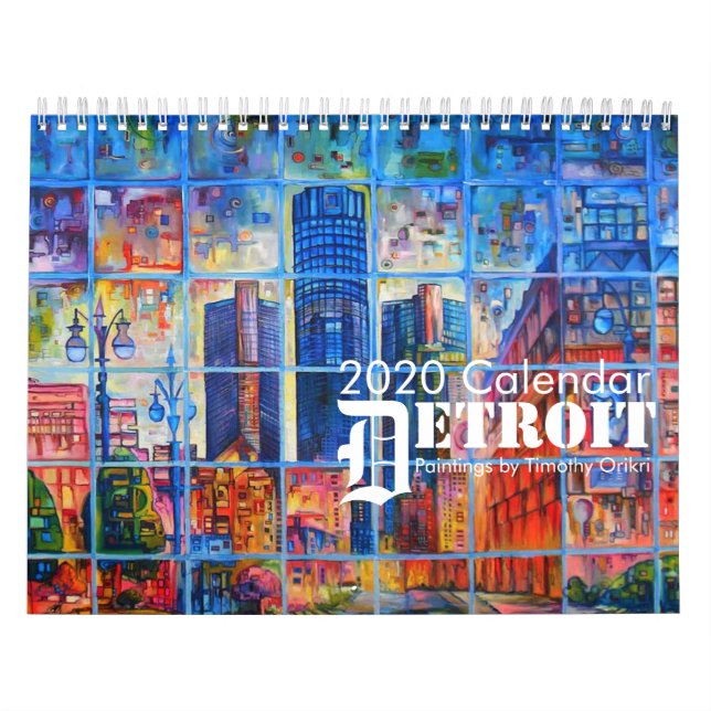 2020 Detroit Calendar (Cover)