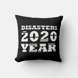 2020 disasters year cushion