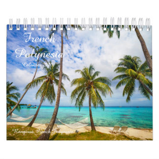 2020 French Polynesia Souvenir Calendar