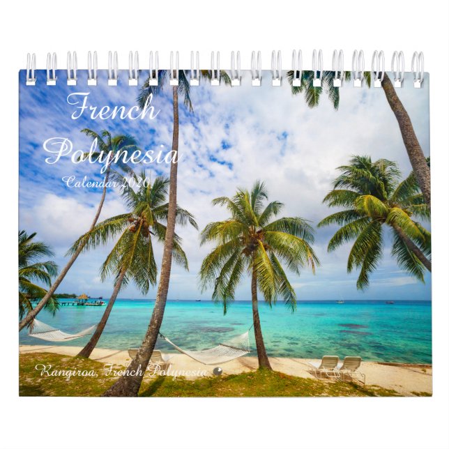 2020 French Polynesia Souvenir Calendar (Cover)