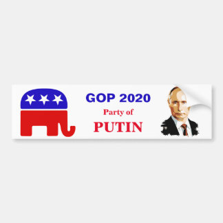 2020 GOP "PARTY OF PUTIN" BUMPER STICKER