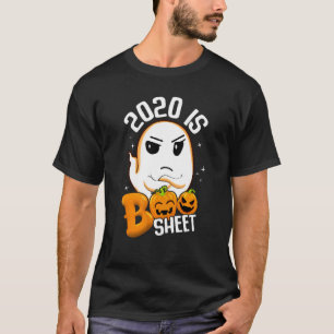 2020 Is Boo Sheet Halloween Ghost Wear Mask Party T-Shirt