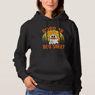 2020 is Boo Sheet  Women Men Halloween Ghost in Ma Hoodie