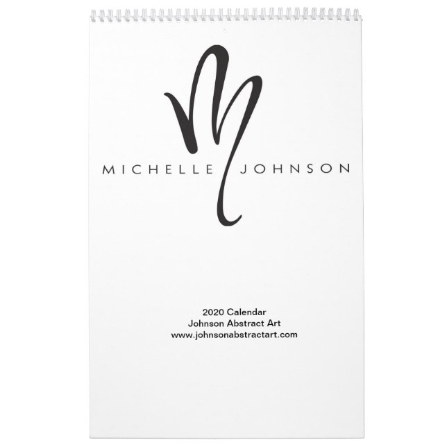 2020 Johnson Abstract Art Calendar (Cover)
