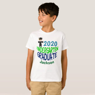 2020 Kindergarten Graduate Custom Kids T-Shirt