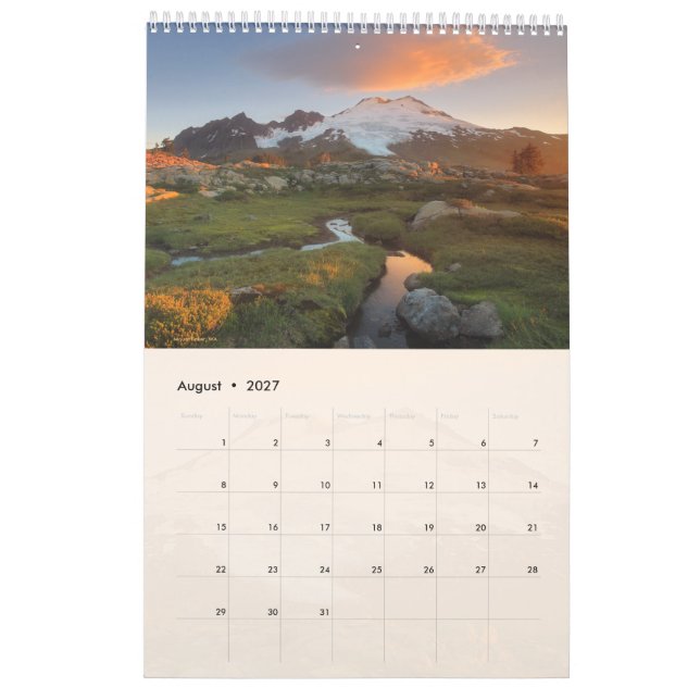 2020 Landscape Calendar By Deborah Baker (Aug 2027)