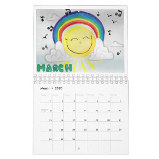 2020 MJ.Creates Calender Calendar
