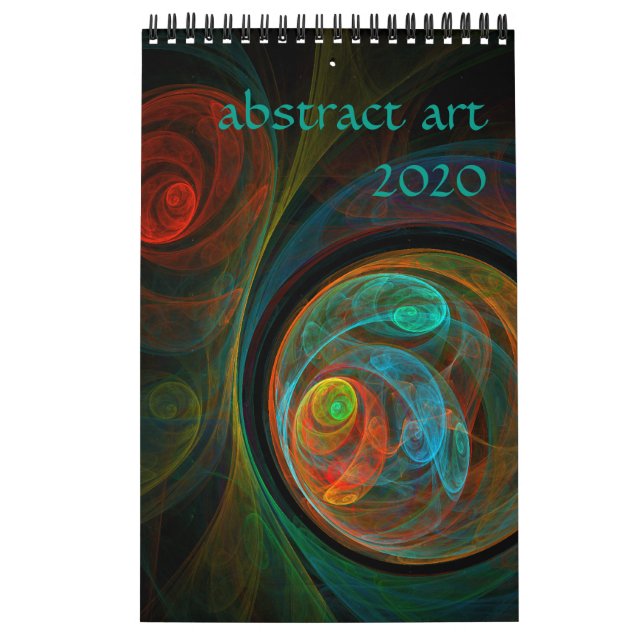 2020 Modern Abstract Art Calendar (Cover)