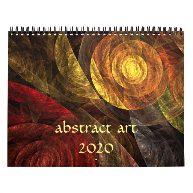2020 Modern Abstract Art Calendar (Cover)
