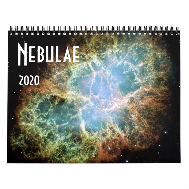 2020 NASA Space Nebulae  Astronomy Stars Calendar (Cover)
