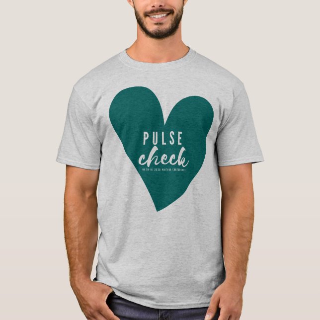 2020 NASW-NJ Virtual Conference Pulse Check T-Shirt (Front)