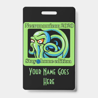 2020 Necro at Home / Necro Glyph on Back ID Badge