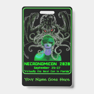2020 Necro VR Badge / Necro Glyph on Back ID Badge