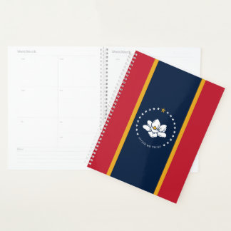 2020 New Mississippi In God We Trust State Flag Planner