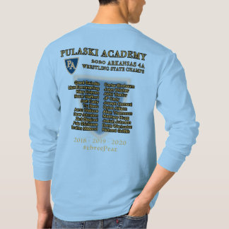 2020 PA Bruins Wrestling State Champs T-Shirt
