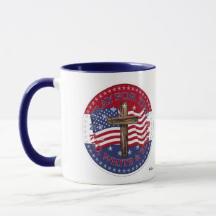 2020 Pray For The Red, White And Blue Cross Flag Mug