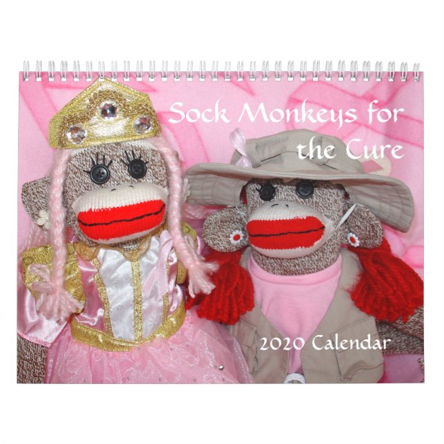 2020 Sock Monkeys for The Cure Calendar (Cover)