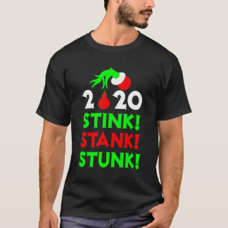2020 Stink Stank Stunk Christmas Pyjamas T-Shirt