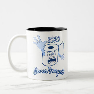 2020 Toilet Paper Panic Two-Tone Coffee Mug