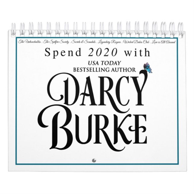 2020 US Darcy Burke Historical Romance Calendar (Cover)