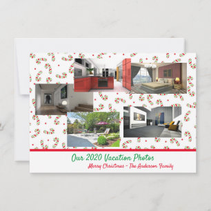 2020 Vacation Photos Funny Christmas Quarantine Card