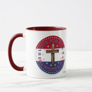 2020 Vote For The Red, White and Blue Cross Mug
