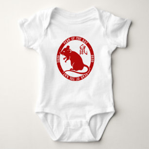 2020 Year Of The Rat Baby Bodysuit
