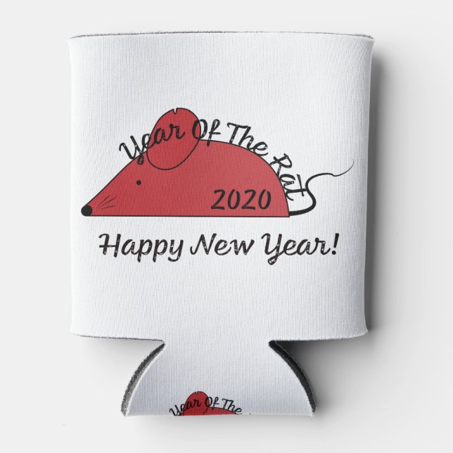 2020 Year of the Rat Can Cooler (Front)