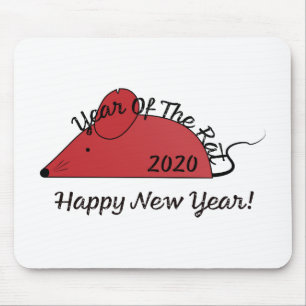 2020 Year of the Rat Mouse Pad