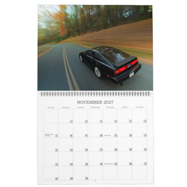 2020 Z31 Calendar (Nov 2027)