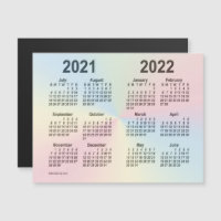 2021-2022 School Year Calendar by Janz Rainbow