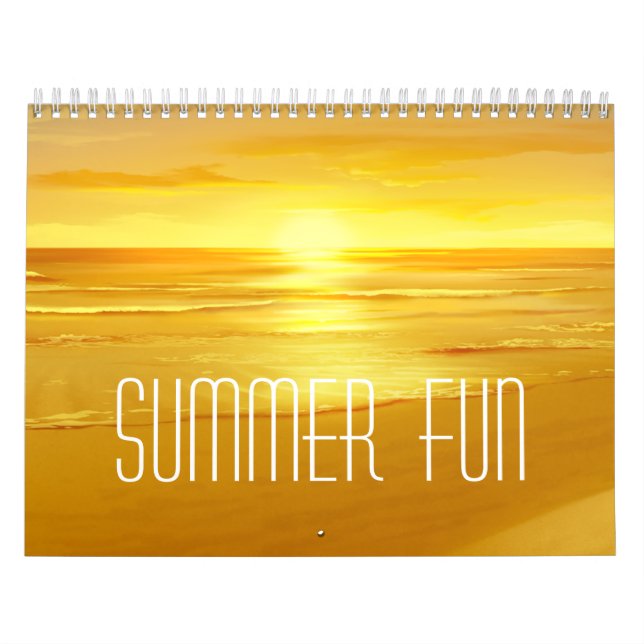 2021 Beach Summer Fun Calendar (Cover)
