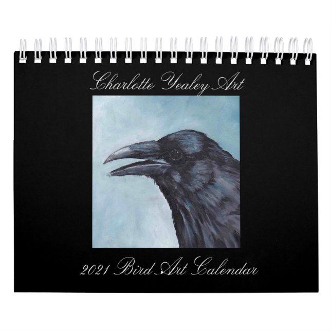 2021 Bird Art Calendar by Charlotte Yealey (Cover)