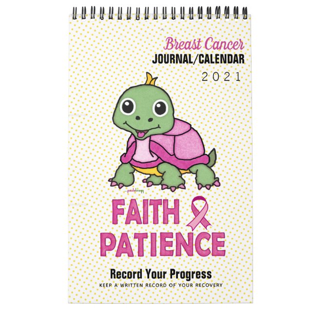 2021 Breast Cancer Recovery Quotes Notes Journal Calendar (Cover)