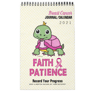 2021 Breast Cancer Recovery Quotes Notes Journal Calendar