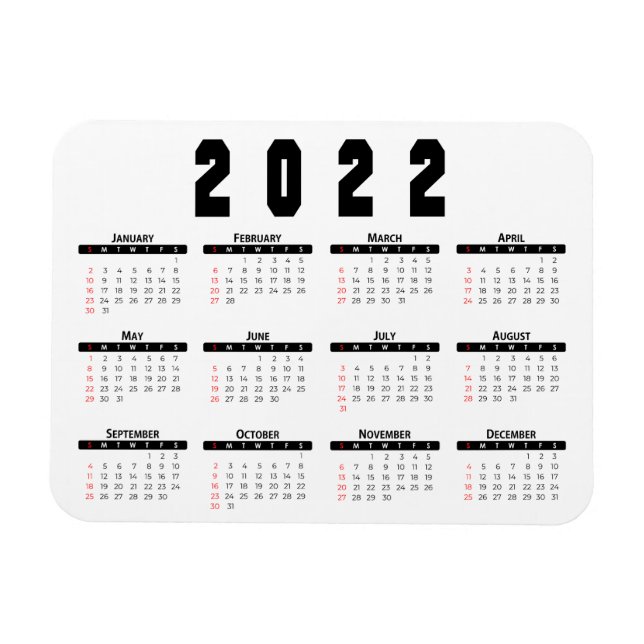 2021 Calendar Magnet (Horizontal)