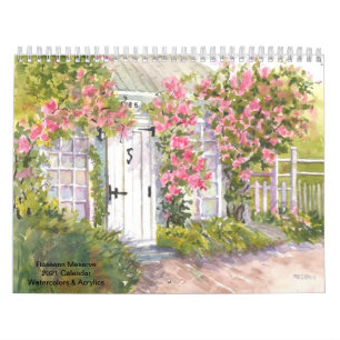 2021 Calendar Roseann Meserve Watercolor/Acrylic