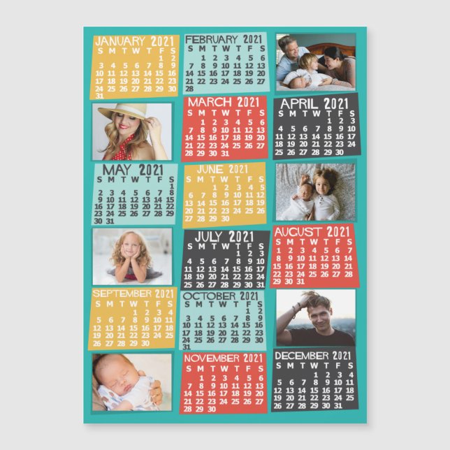 2021 Calendar (See Description for New Version)  (Front)