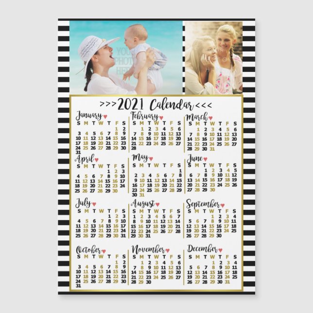 2021 Calendar (See Description for New Version)  (Front)