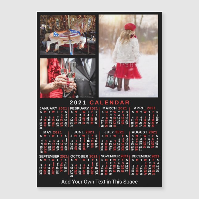 2021 Calendar (See Description for New Version)  (Front)