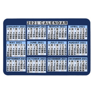 2021 Calendar (See Description for New Version)  Magnet
