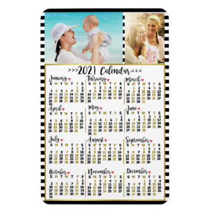 2021 Calendar (See Description for New Version)  Magnet