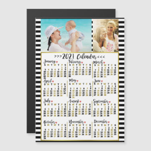 2021 Calendar (See Description for New Version)  Magnetic Invitation