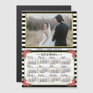 2021 Calendar (See Description for New Version)  Magnetic Invitation