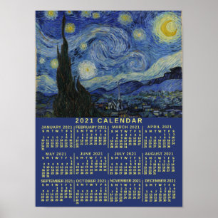 2021 Calendar (See Description for New Version) Poster