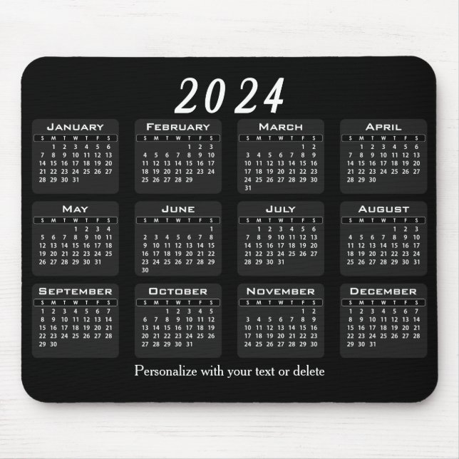 2021 Calendar - Year Mouse Pad (Front)